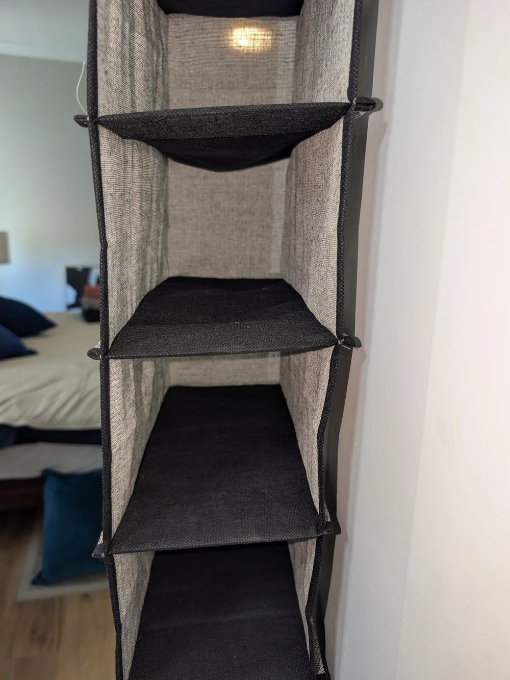 Fabric Hanging Closet Organizer - Gray